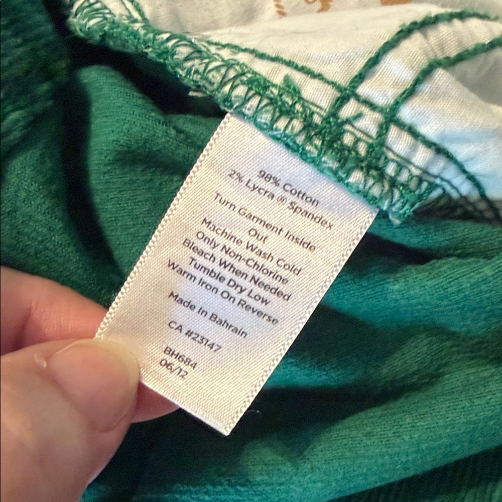 Talbots Green Corduroy Pants - Picture 3 of 5